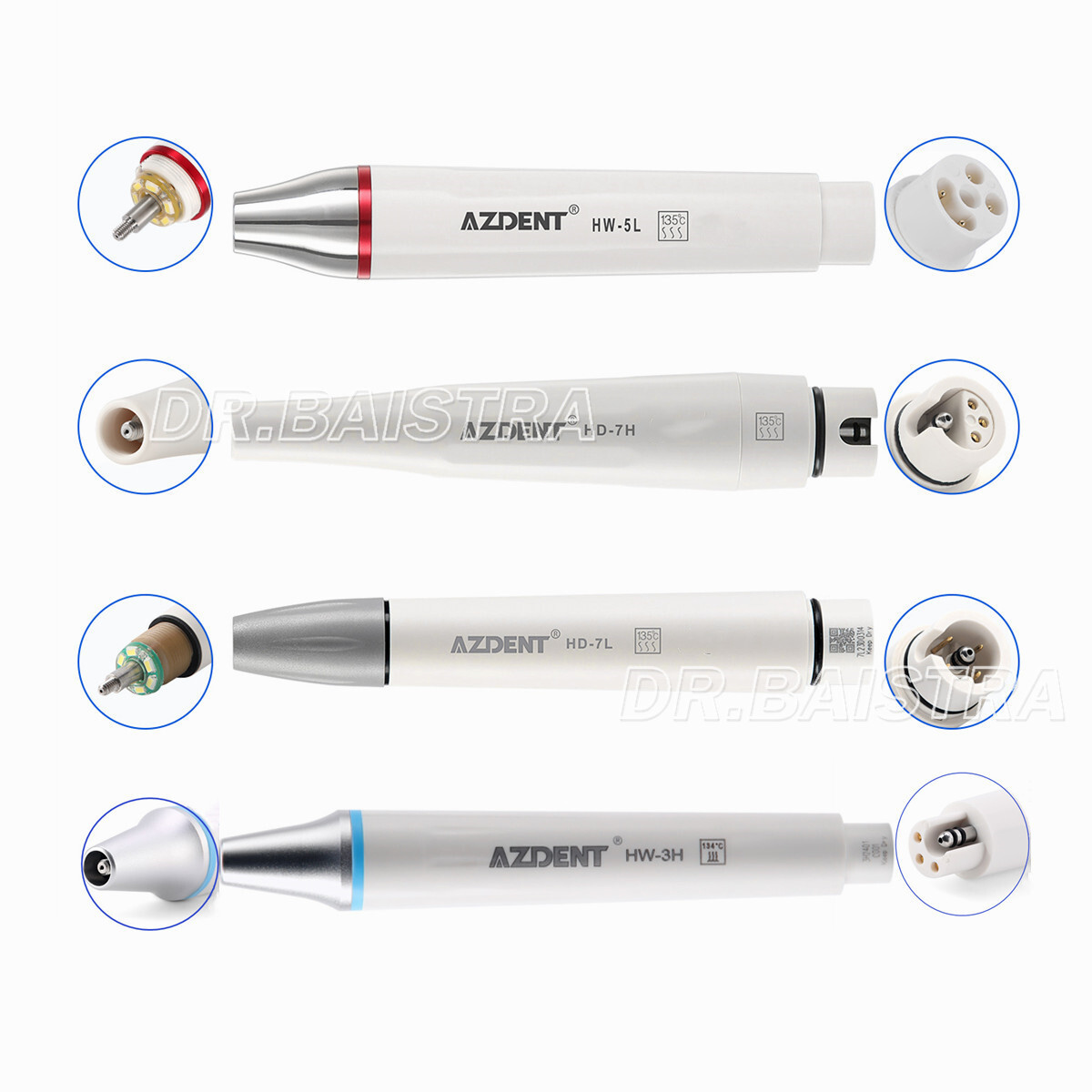 Dental Ultrasonic Piezo Scaler Handpiece LED Fit Woodpecker/EMS/SATELEC 135°