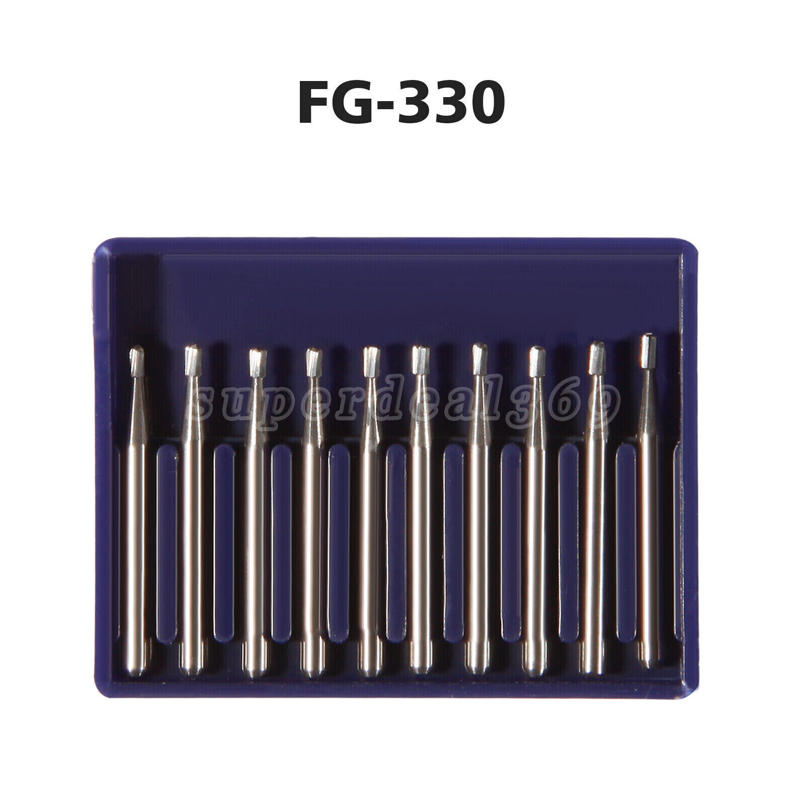 SANDENT Dental Round Tungsten Steel Carbide Burs FG for High Speed Handpiece TO