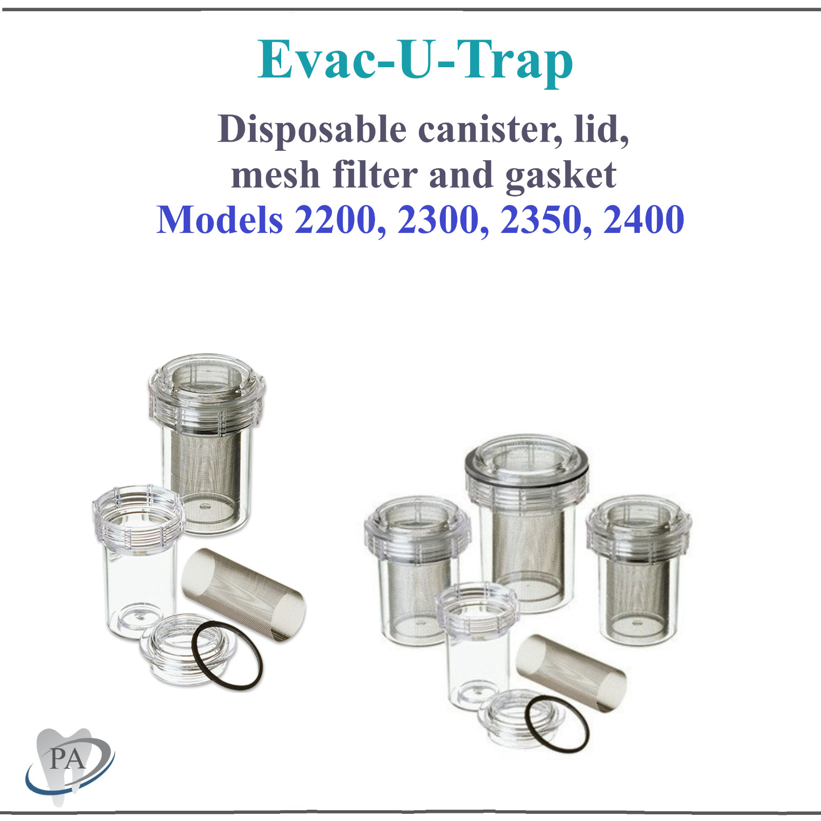 Dental Evac-U-Trap Central Vacuum Pump Replacement Gasket: 2200, 2300, 2350 2400