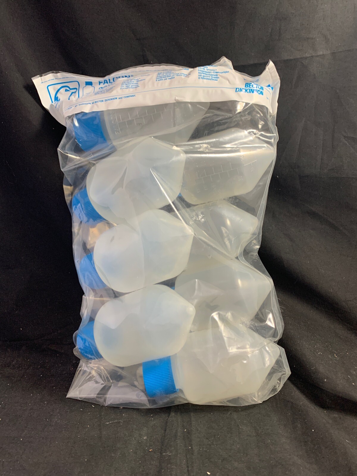 FALCON 175mL Graduated Centrifuge Tube Conical Bottom W/Cap NonSterile 2076 8/Pk