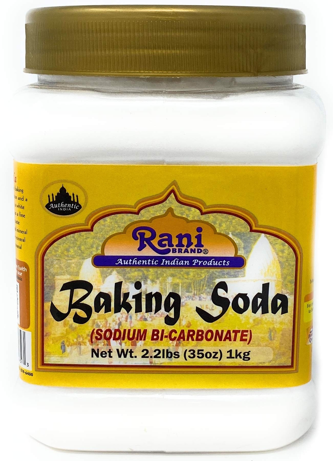 Rani Baking Soda (SODIUM BI-CARBONATE) 35 Ounce (1kg) 2.2lbs