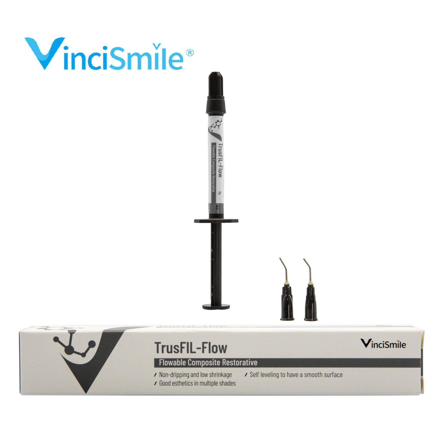 Premium Flowable Composite Dental Resin Cure, Low Viscosity Resin Teeth Glue