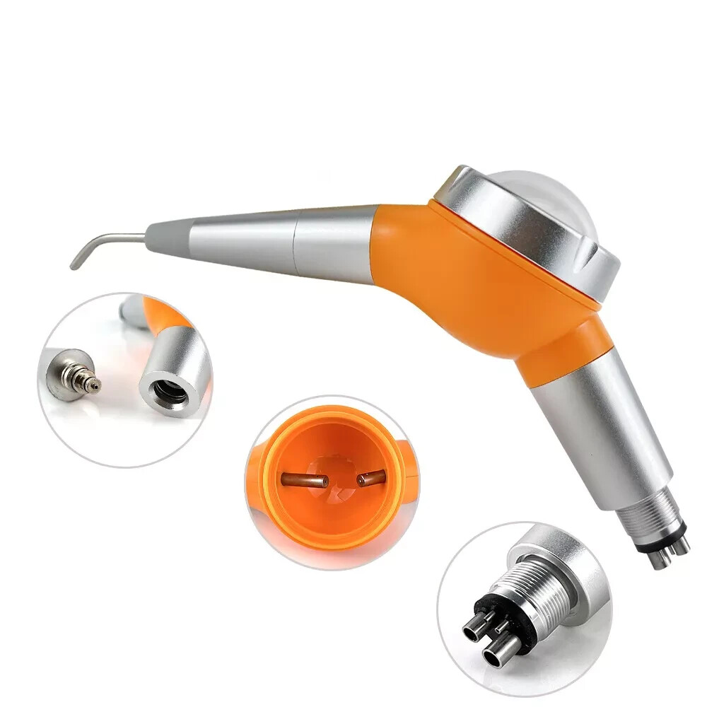 Dental Air Flow Teeth Polishing Polisher Handpiece Hygiene Prophy Jet 2/4 Hole