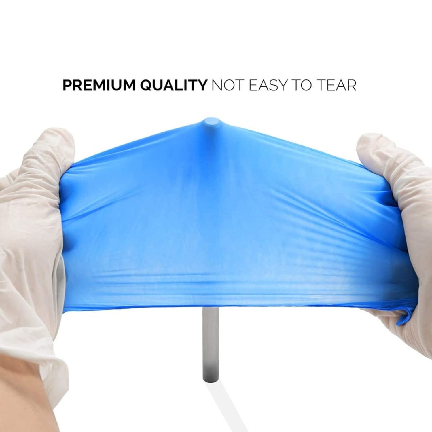 Basic Medical Synmax Vinyl Exam Gloves – Latex-Free & Powder-Free – Medium, B…