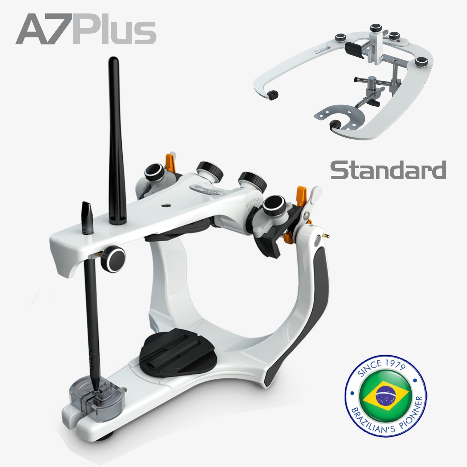 BIOART A7-PLUS Semi-Adjustable Arcon Facebow Articulator High Precision Standard