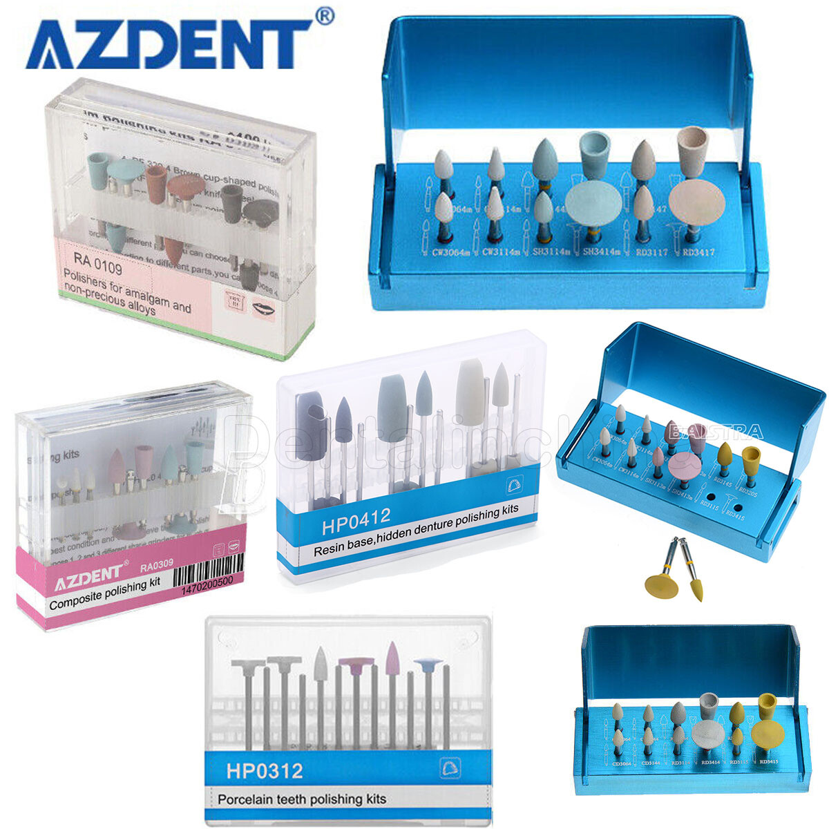 Dental Composite Porcelain Zirconia Hidden Resin Base Porcelain Teeth Polishing