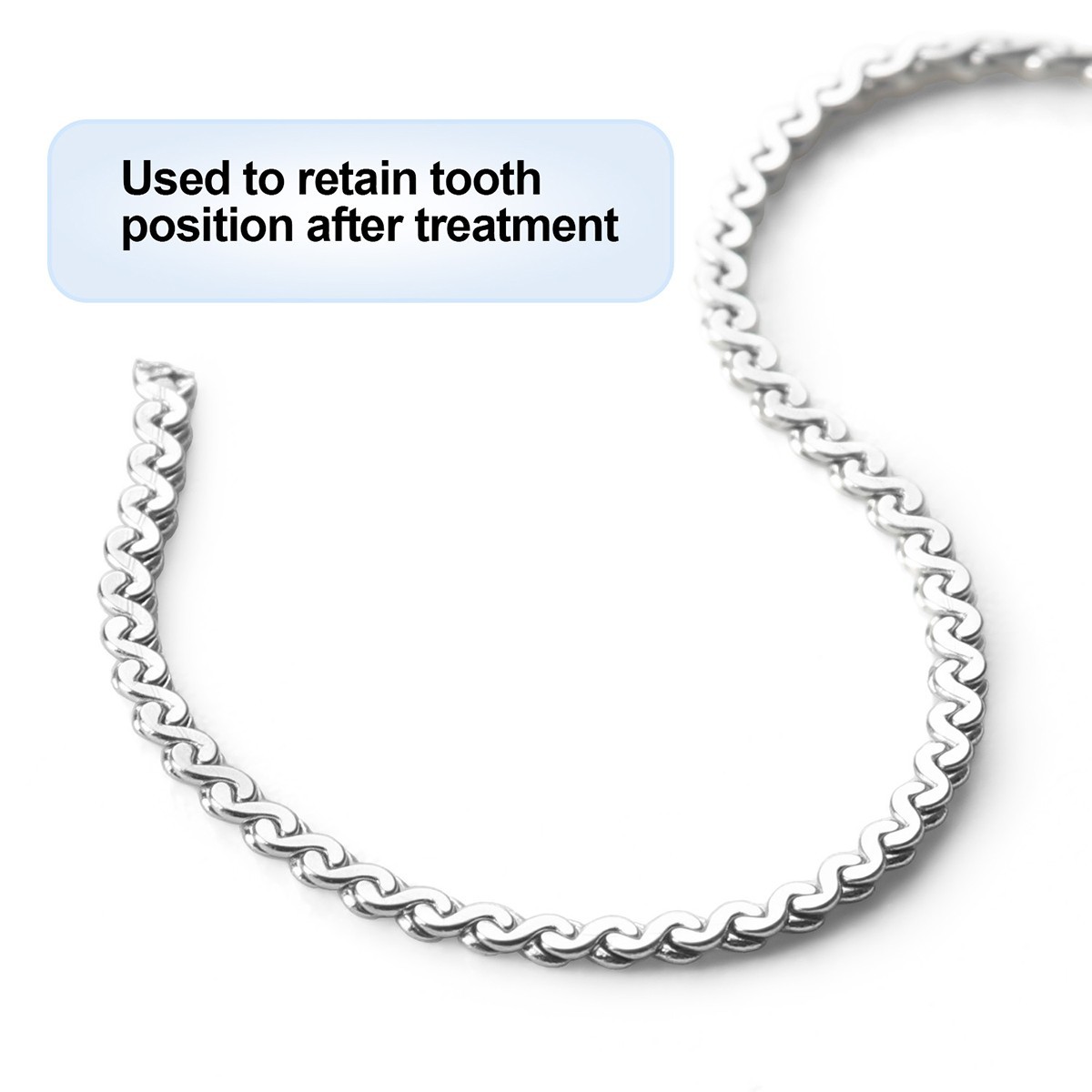 Dental Orthodontic Round Rectangular monoblock Bondable Metal Lingual Button