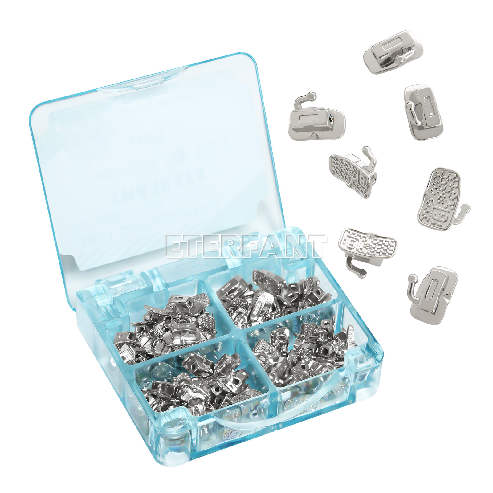 ETERFANT Dental Ortho Monoblock Buccal Tubes 1st 2nd Molar Roth MBT 022 Bondable