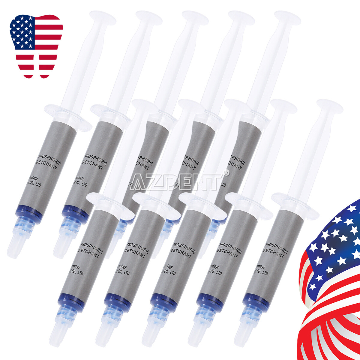 Incisione dentale dell’acido fosforico 37% Silica Blue Gel per adesivo & resina