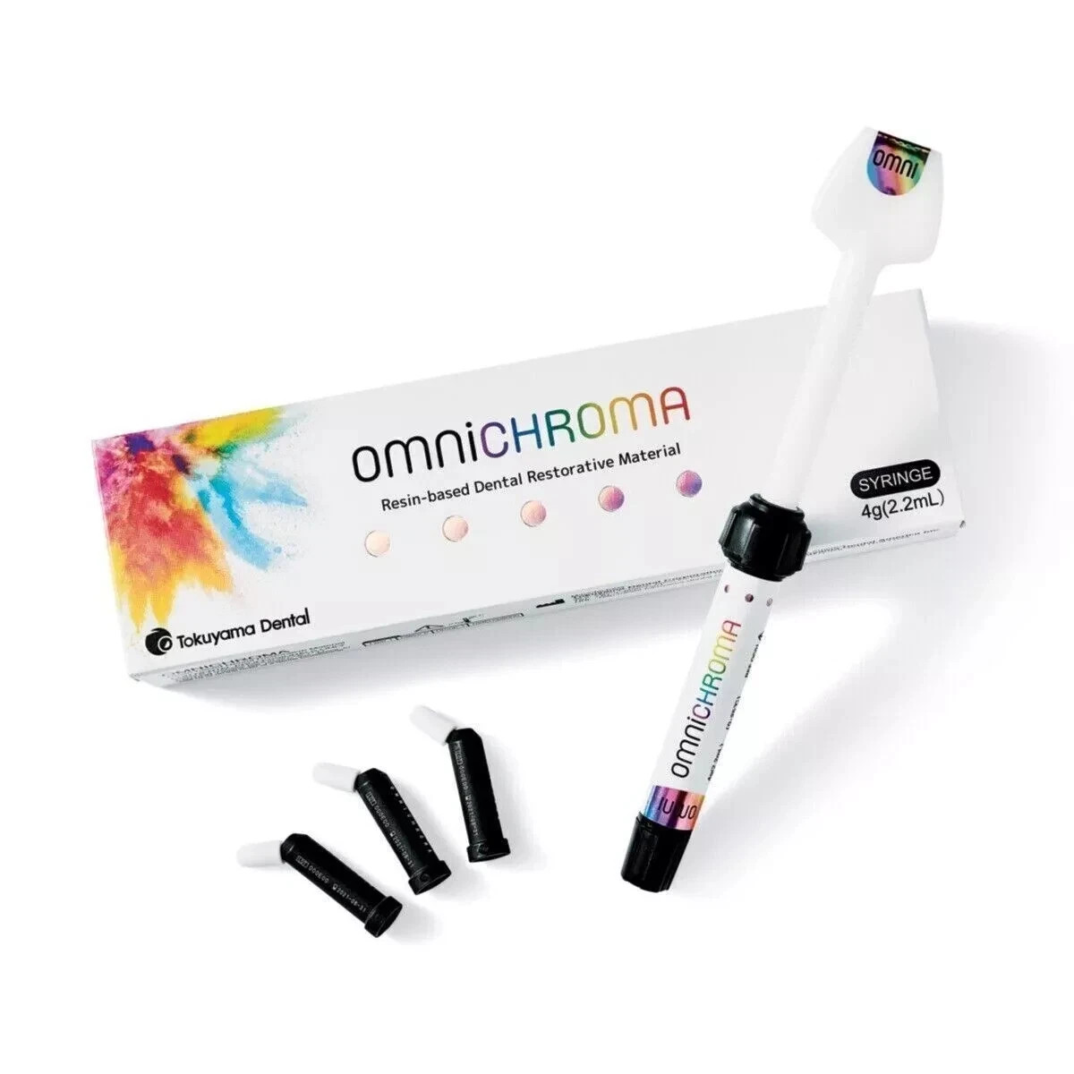 5 X Tokuyama Omnichroma 1 Shade Resin Based Restorative Composite 4gm Syringe
