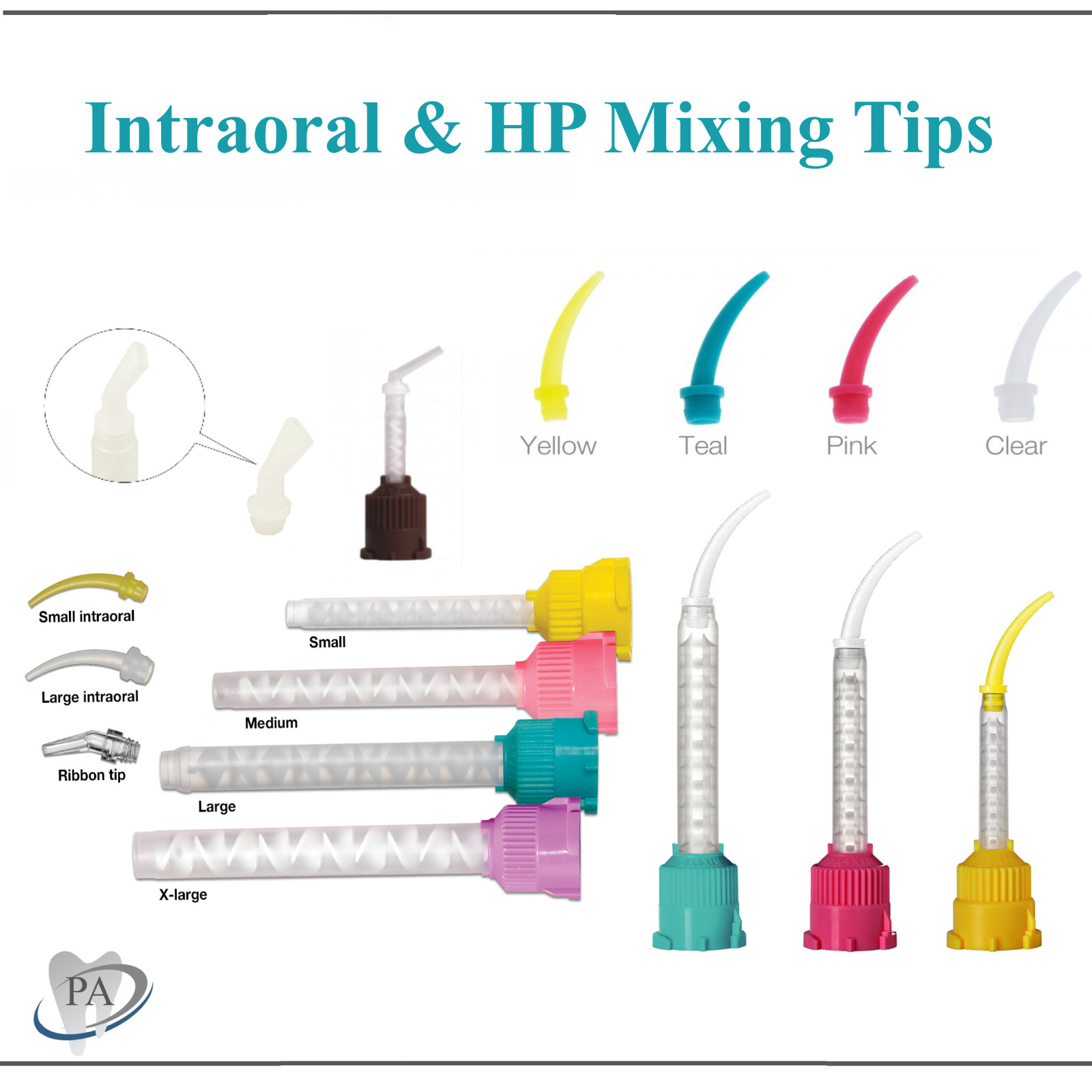 Dental Impression HP Tips High Performance Mixing Tips, Intraoral Tips, MIXPAC