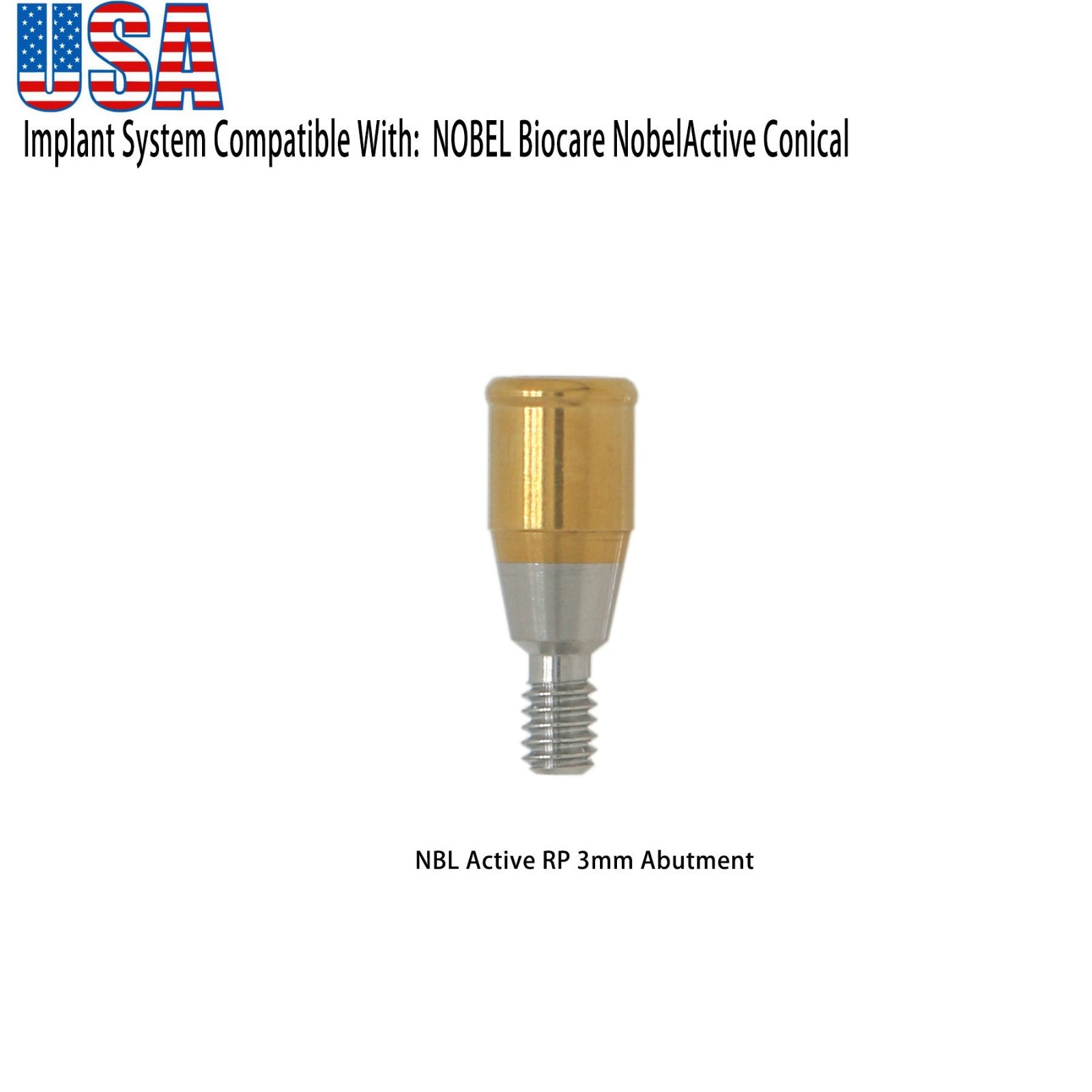 Dental Locator Abutments Anchor fit Nobel Active Conical Connection NP RP 1–5mm