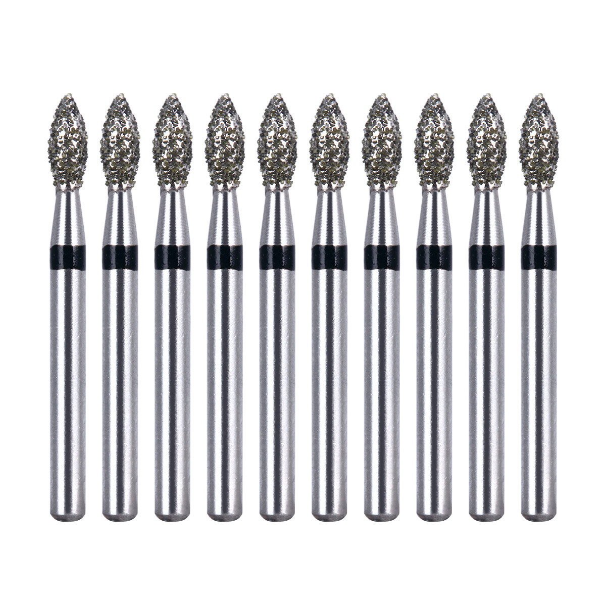 10pcs Dental Super Coarse Diamond FG Burs Drills for High Speed Handpiece AZDENT