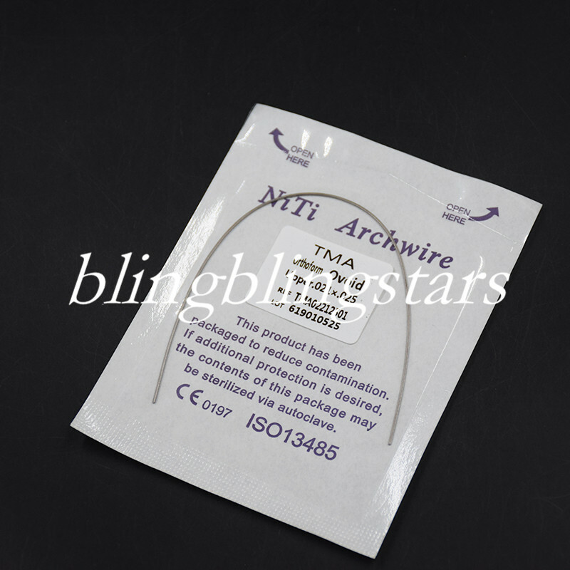 1 Pc/Pack Dental Orthodontic Rectangular Arch Wire Titanium TMA Molybdenum Alloy