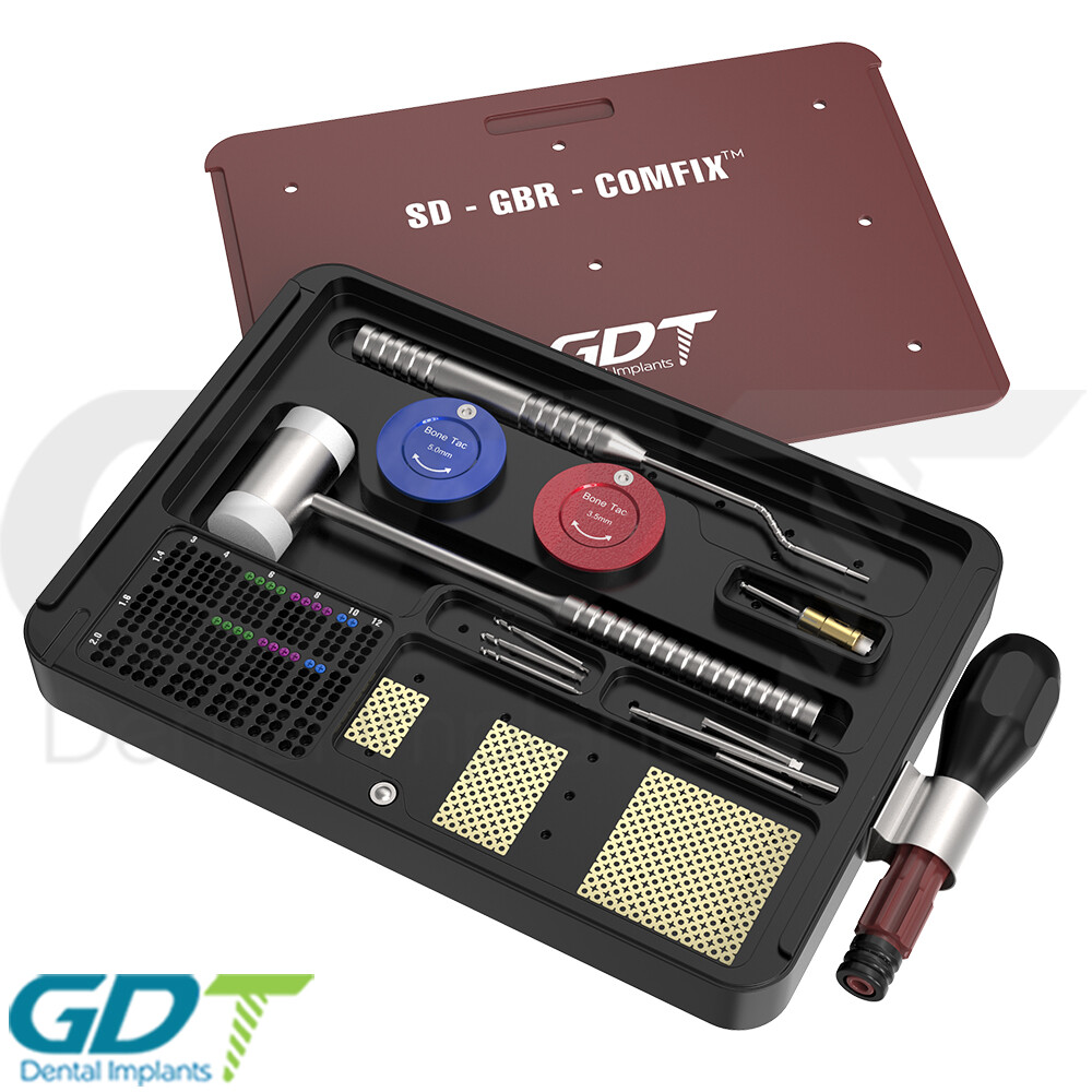 Guided Bon Regeneration Large Kit GBR Dental Tool Instrument Membrane Tac Screws