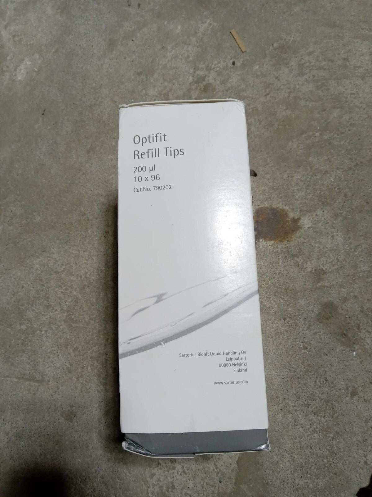 Sartorius Optifit Pipette Refill Tips – 200 uL – #790202 – 960pcs – 2023/04