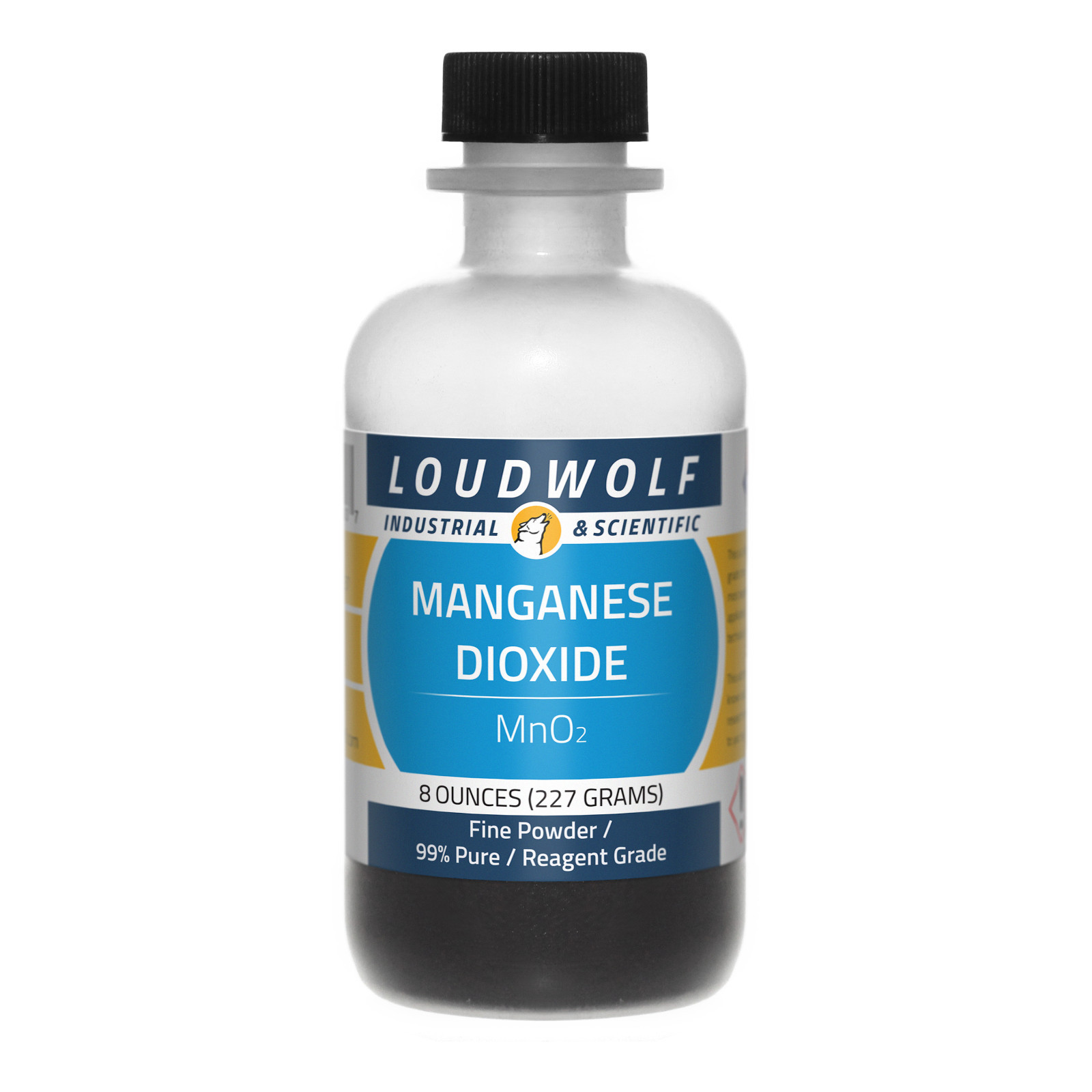 Manganese Dioxide, 8oz, Reagent Grade 99% Pure, Sturdy Bottle SHIPS SAME DAY