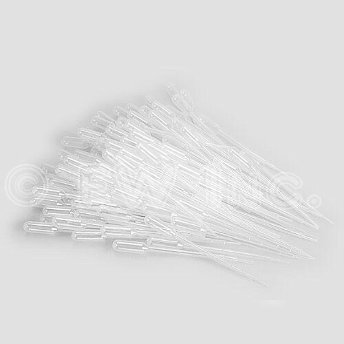 200 pc – 3ml Durable Dropper Transfer Graduated Pipettes Disposable Plastic 100