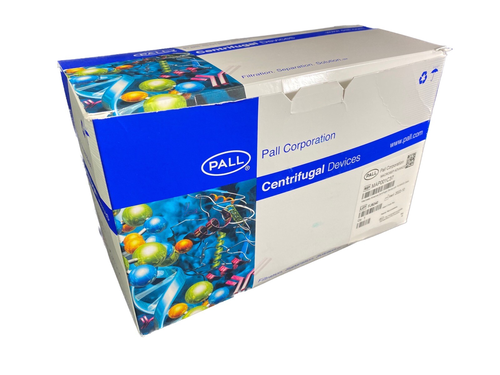 PALL CORPORATION 1k MWCO Macrosep Advance Centrifugal Device MAP001C37 (21/pk)