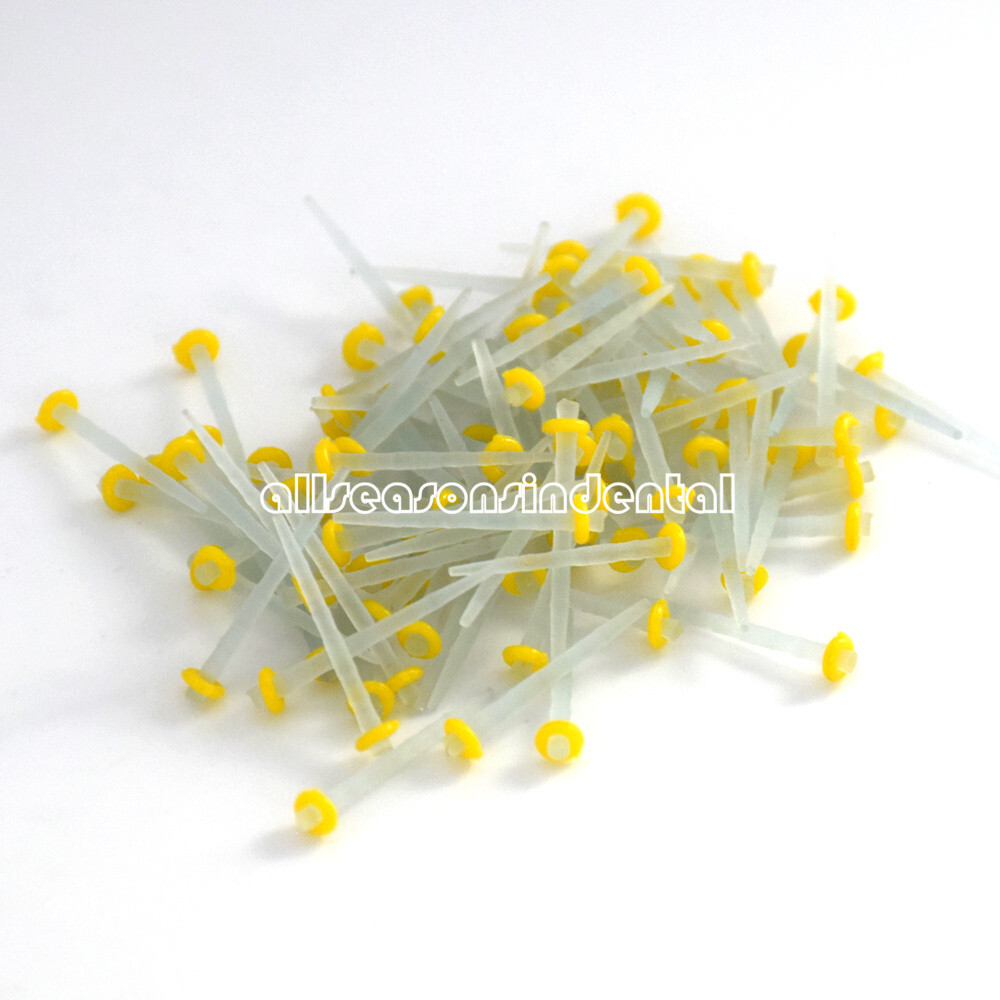 100 Pcs/Box Dental Endodontic Fiber Post Resin Quartz Screw Thread Surface 1.2mm