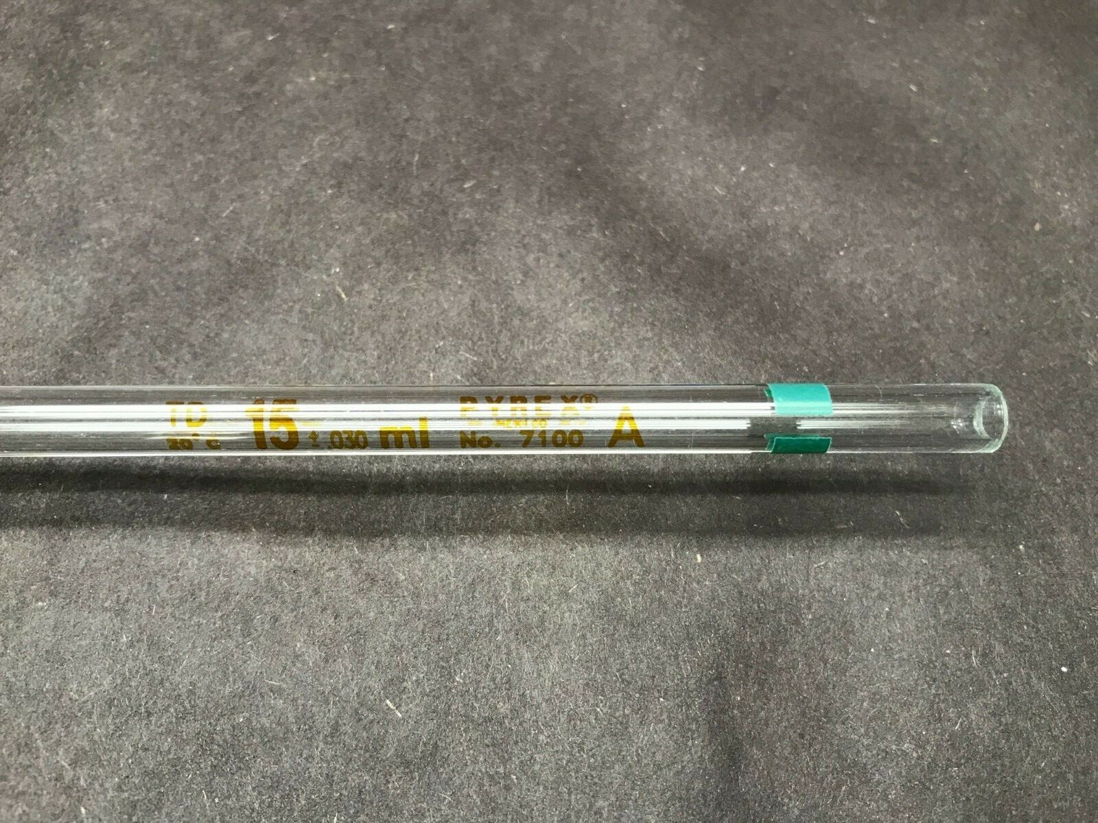CORNING PYREX Glass Class A 1.0-100mL Bulb Volumetric Reusable Pipet 7100