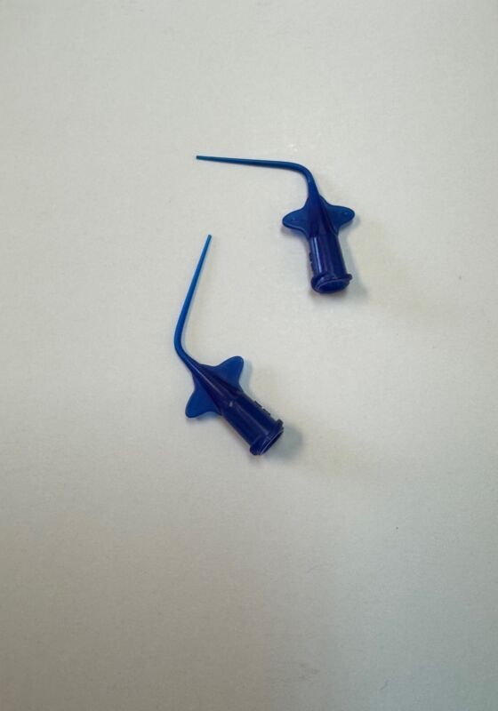 Dental Disposable Endo Applicator tips for root canal irrigation Blue 25/pk