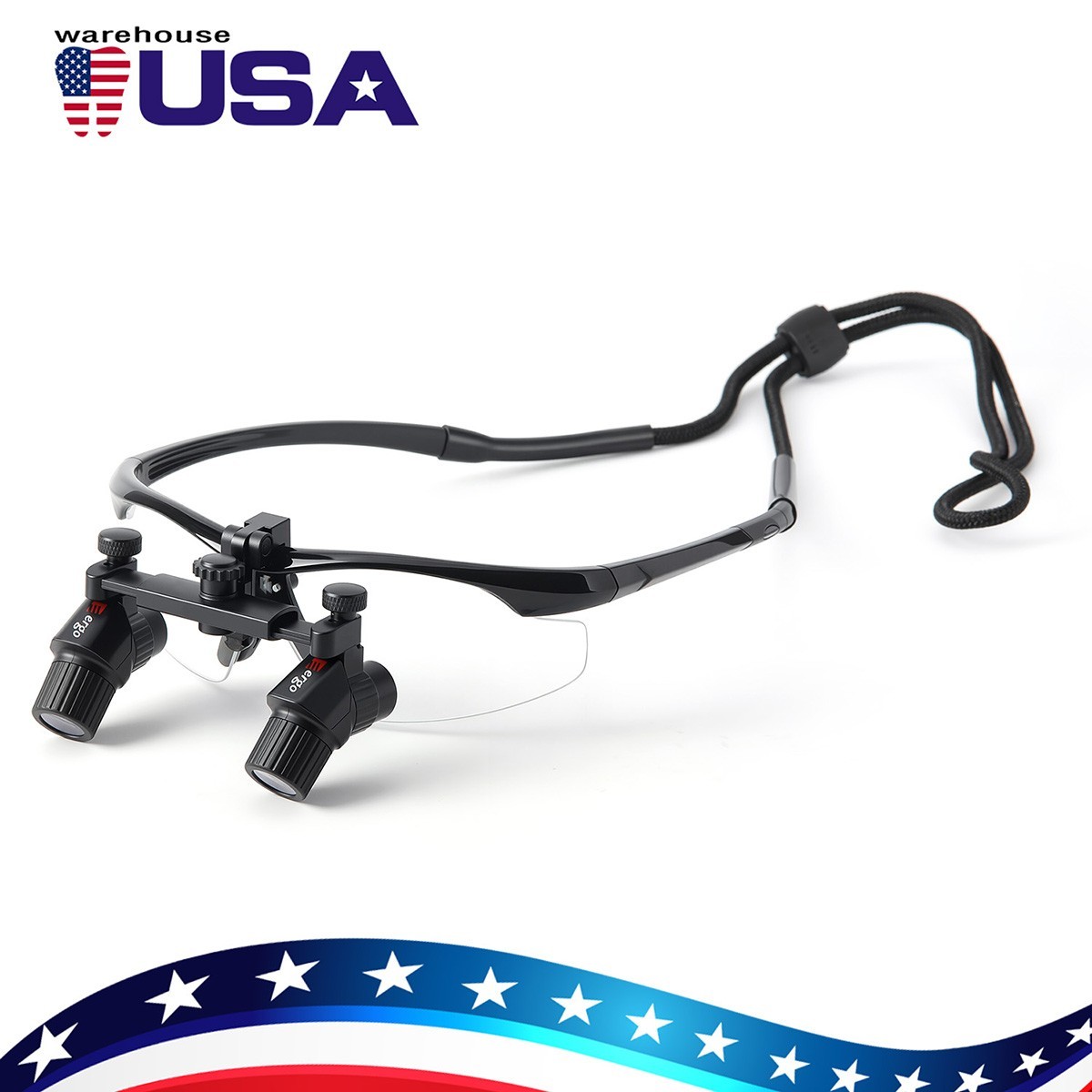 6.0X Dental Surgical Medical Loupes Magnifier Binocular Ergo Magnifying Glasses