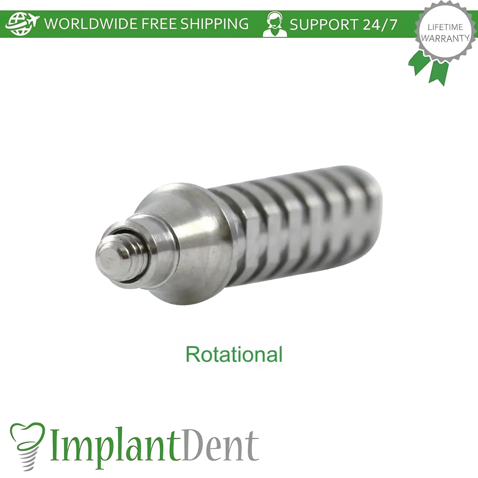 10x Titanium Temporary Dental Prosthetics NP Conical Connection 2.25mm Dentistry