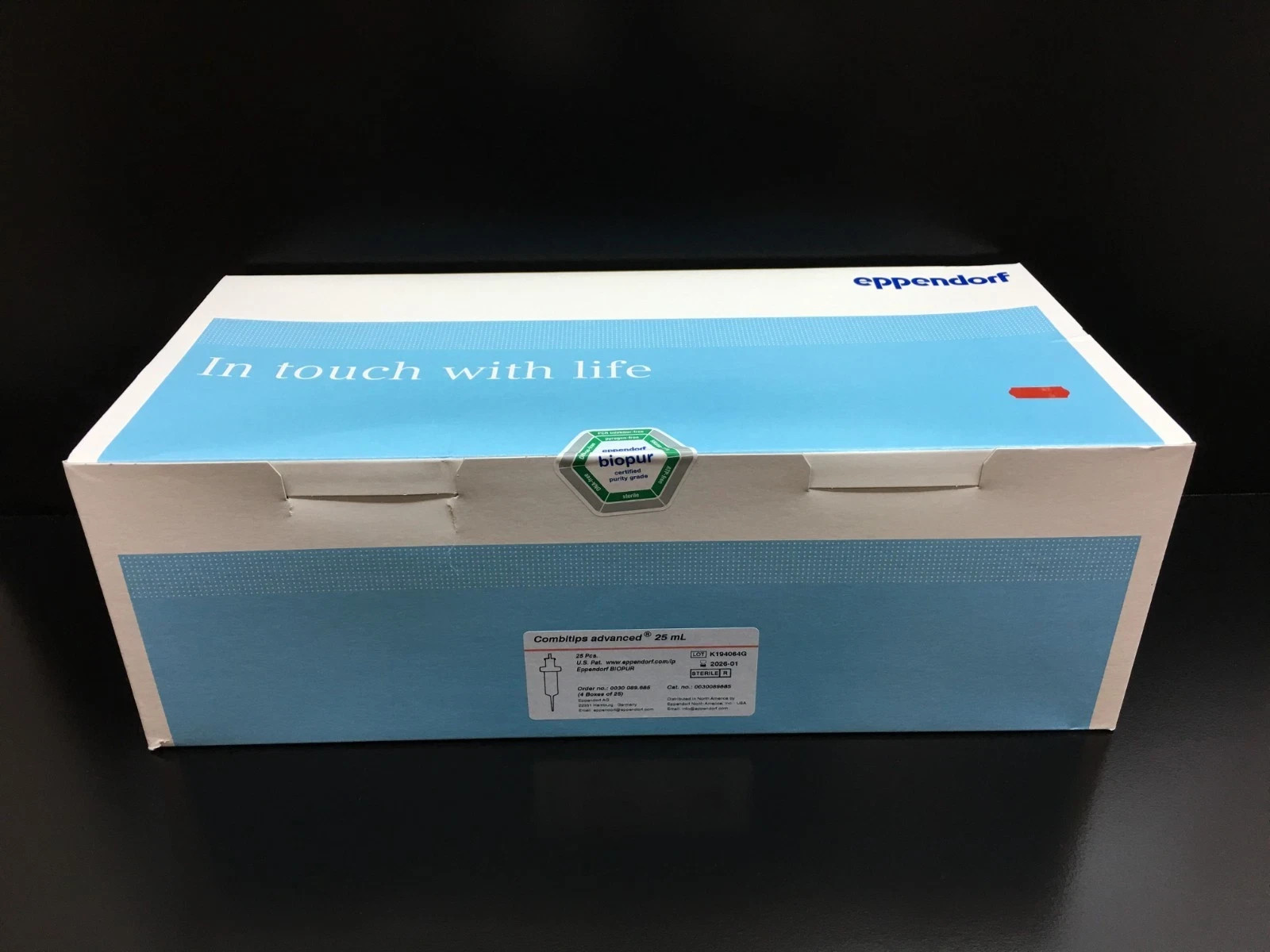 Eppendorf Cat No 0030089685 Combitips Advanced 25mL