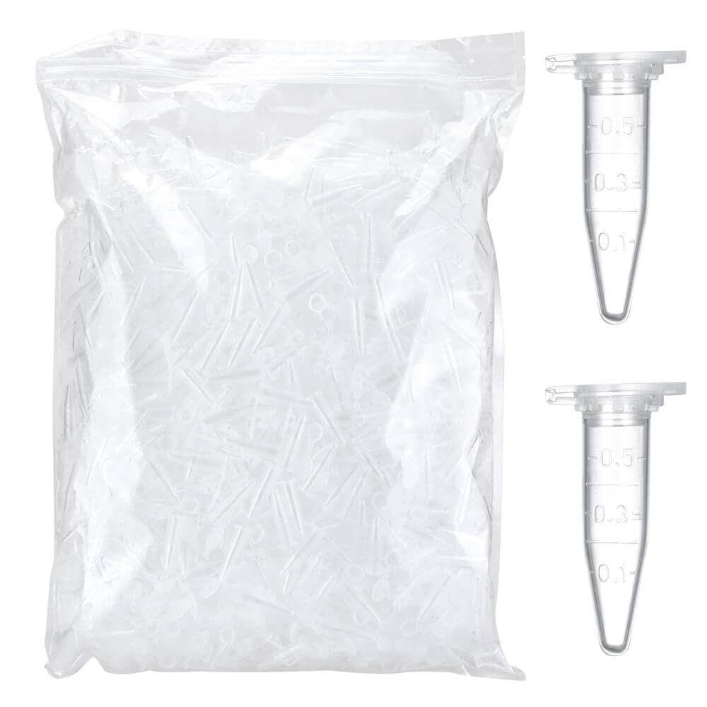 BKMAMLAB 0.5ml Microcentrifuge Tubes 1000pcs, EO Sterile 1000pcs