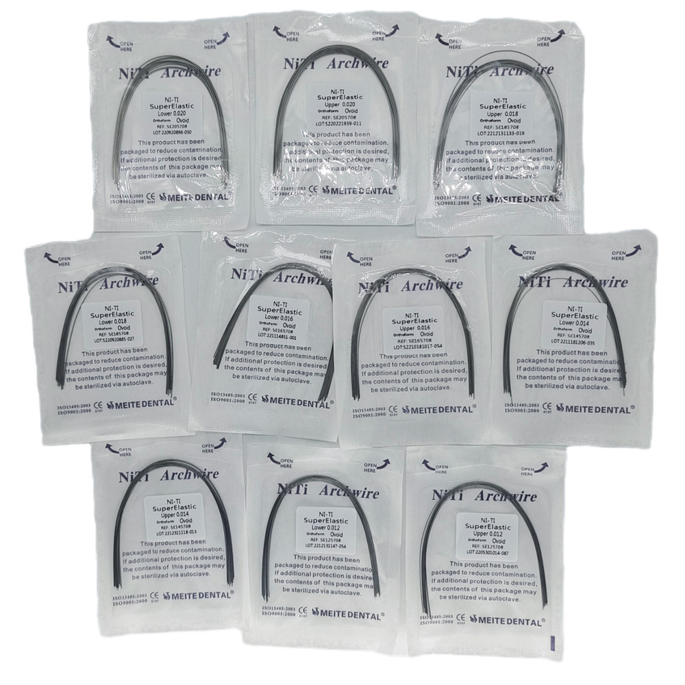 Dental Orthodontic Arch Wire Heat Thermal Activated /Niti/Stainless Steel Arcs