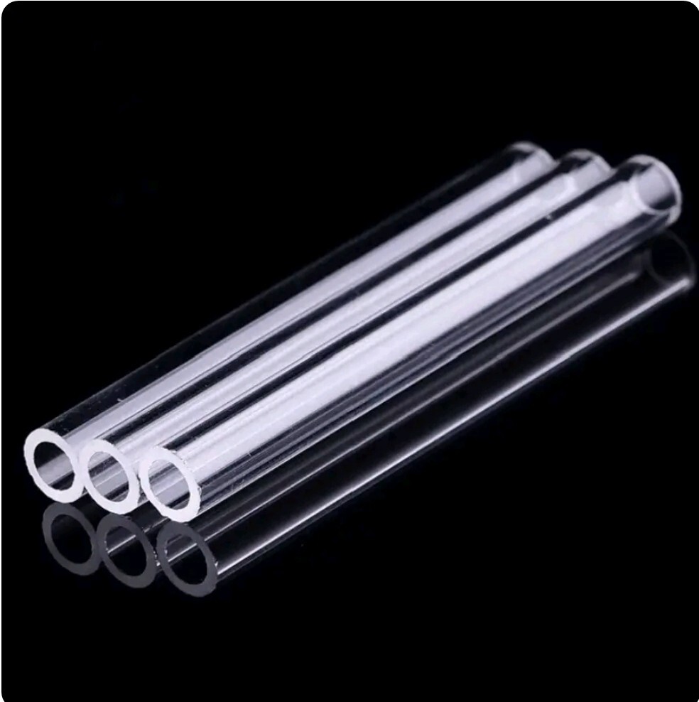 (10 Pack) 4″ Inch Clear Pyrex Glass Blowing Tube 12mm OD 8mm ID 2mm Thick Wall,