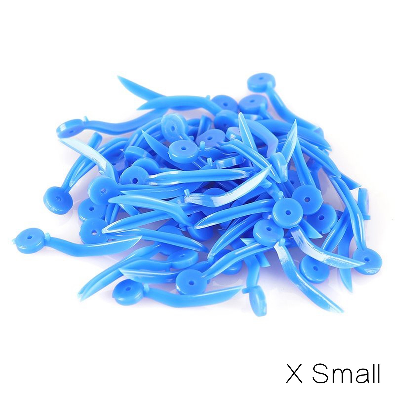 Disposable Plastic Wave Shape Dental Wedges Teeth Wedge Tooth Gap 100 Pcs/Box