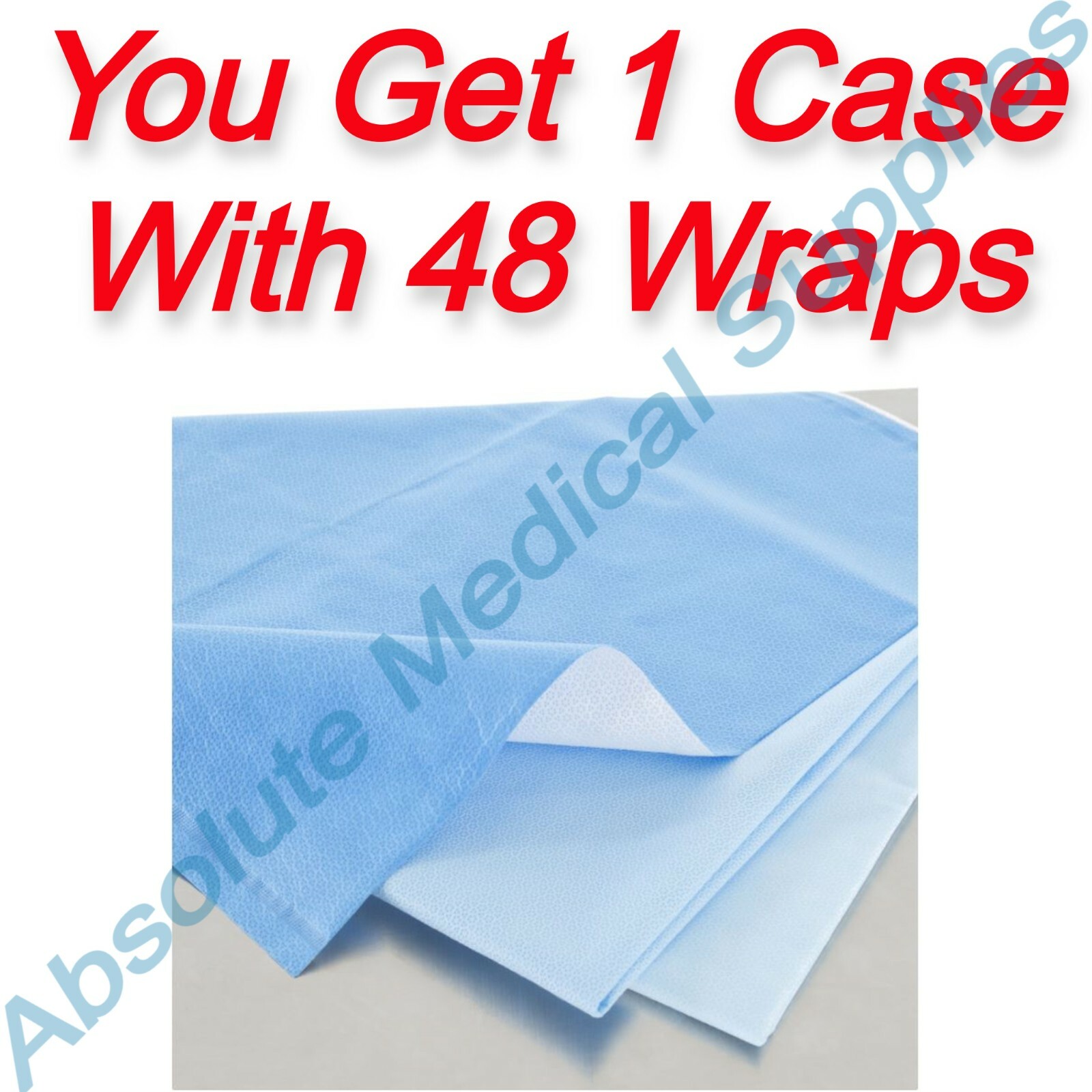 *48-Pieces* Halyard Health Quick Check H600 Sterilization 48″ x 48″ Wraps 34147