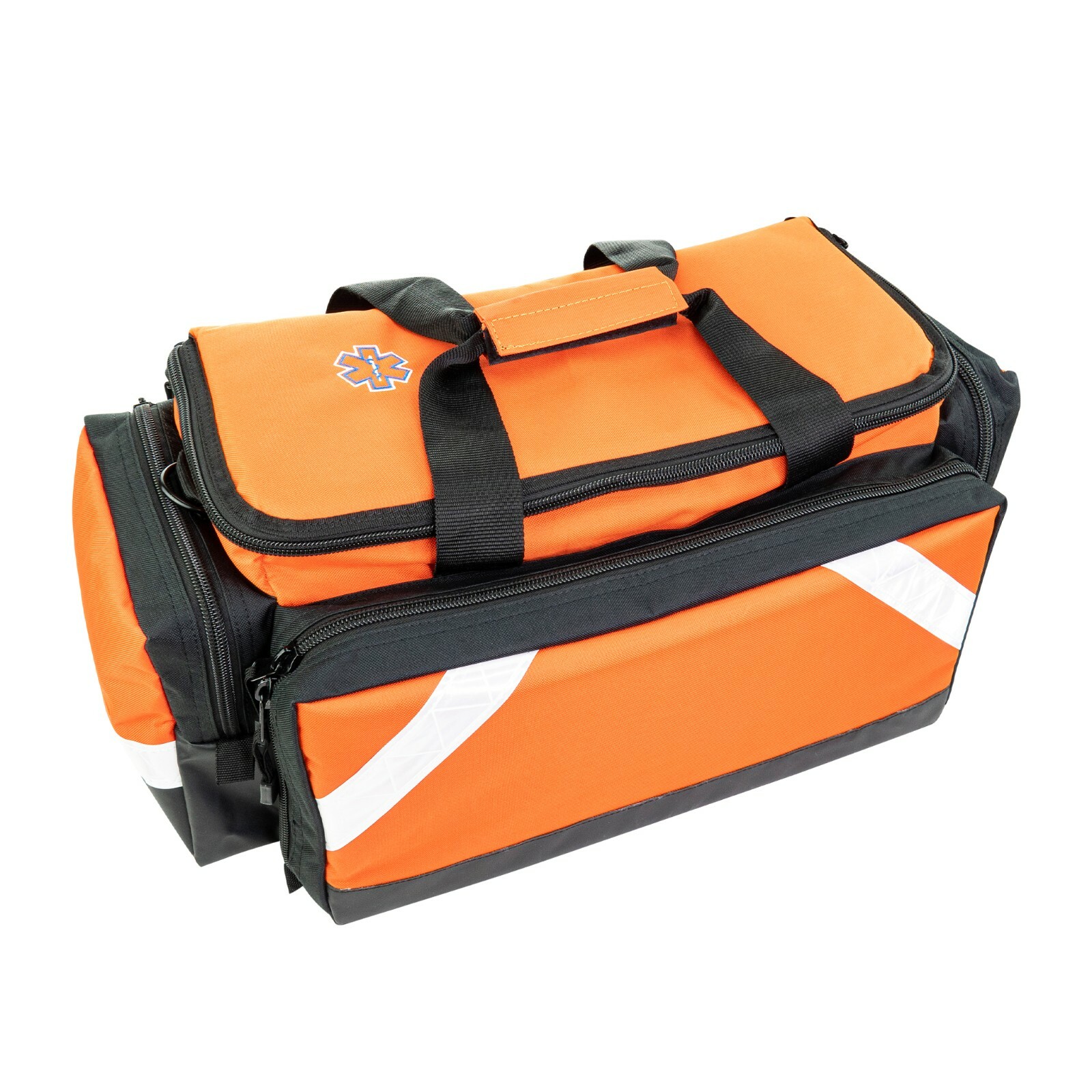 LINE2design Elite Trauma Bag – EMS EMT Paramedic with Reflective Trim – Orange