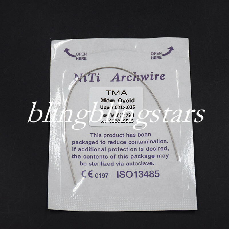 1 Pc/Pack Dental Orthodontic Rectangular Arch Wire Titanium TMA Molybdenum Alloy