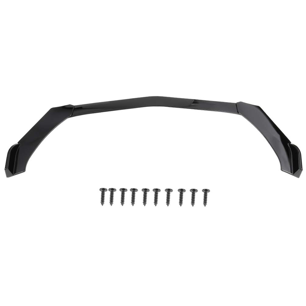 3pcs Universal Front Lip Splitter Bumper Adjustable Spoiler ABS for Most Cars