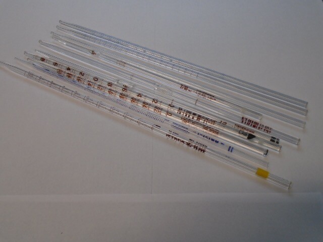 FISHER PYREX KIMAX Glass Serological Pipettes Variety Lot of 10