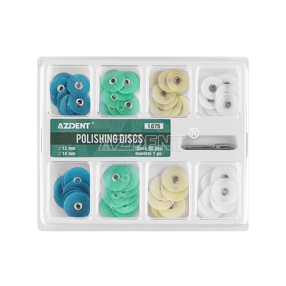 Dental Diamond Bur FG Burs Crown Preparation Anterior Teeth Kit FG-112 AZDENT