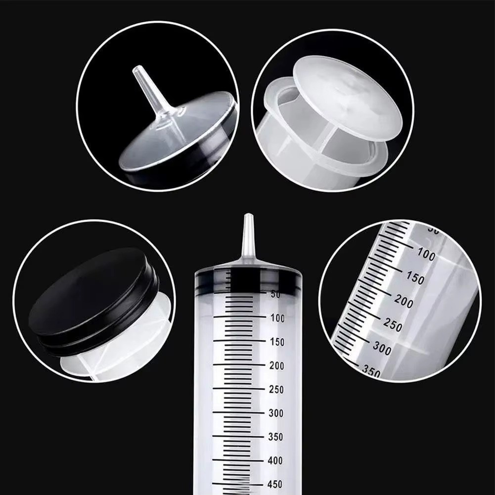 100ml/300ml Large Capacity Syringe Reusable Pump Measuring With 1m Tube Feeding