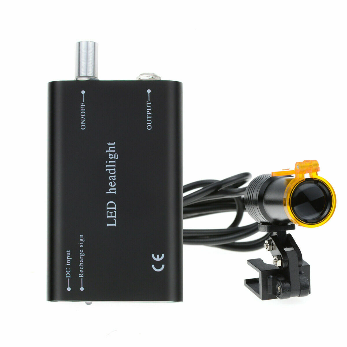 Dental 5W LED Head Light with Filter Insert Type for Binocular Loupes Black US