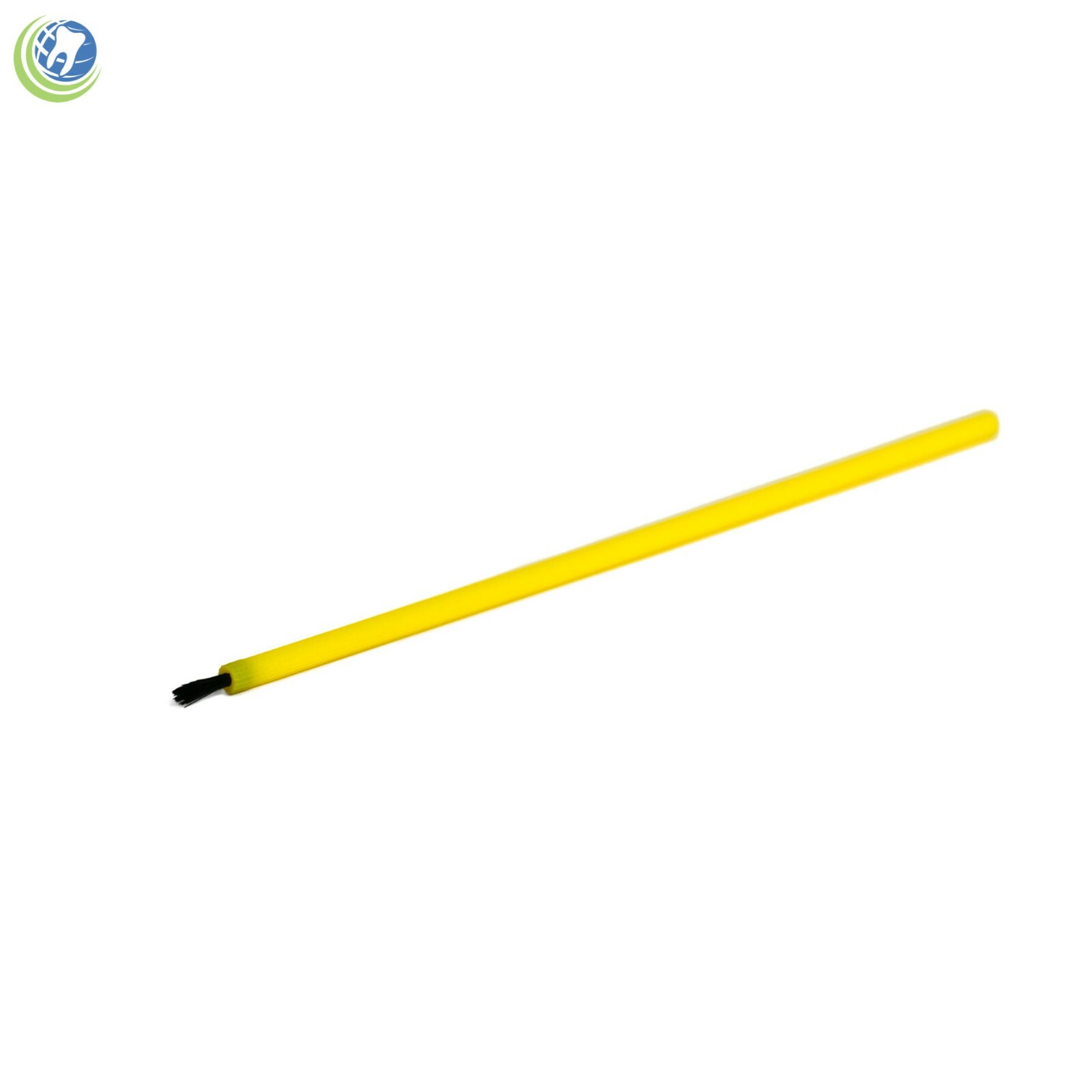 Dental Lab Disposable Brush Applicators Bendable 144 PCS (1 Box) Yellow