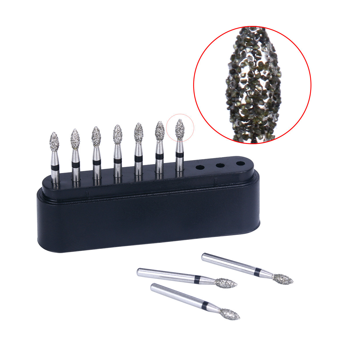 10pcs Dental Super Coarse Diamond FG Burs Drills for High Speed Handpiece AZDENT