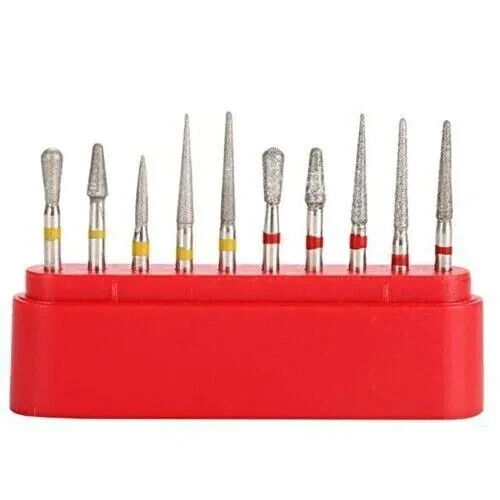 5Boxes Dental FG Diamond Burs Composite/Polishing for High Speed Handpiece