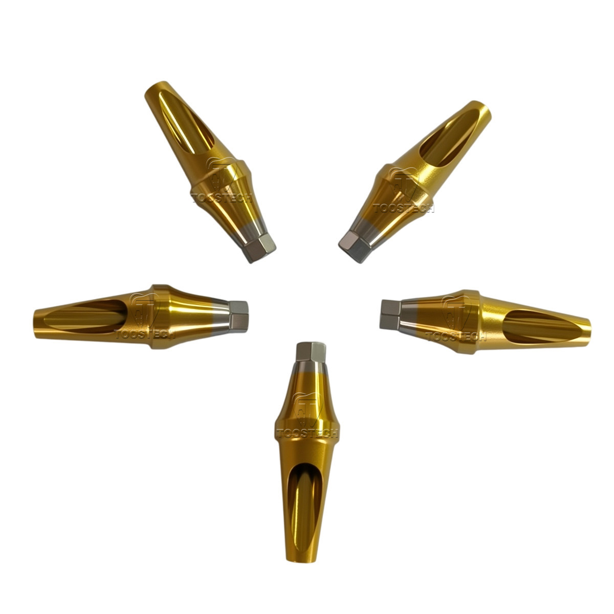 Regular Mini Angled Abutment fits to Osstem Hiossen Ø4.5/5.0mm 17° Angulated