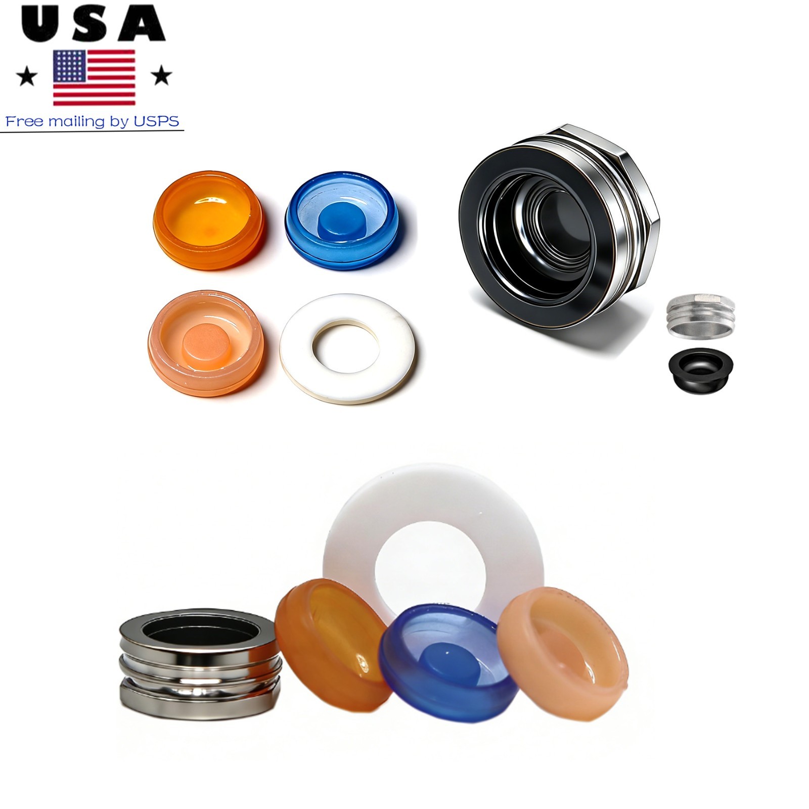 Dental Overdenture Locator Abutment Male Cap Retention Inserts Processing Kit