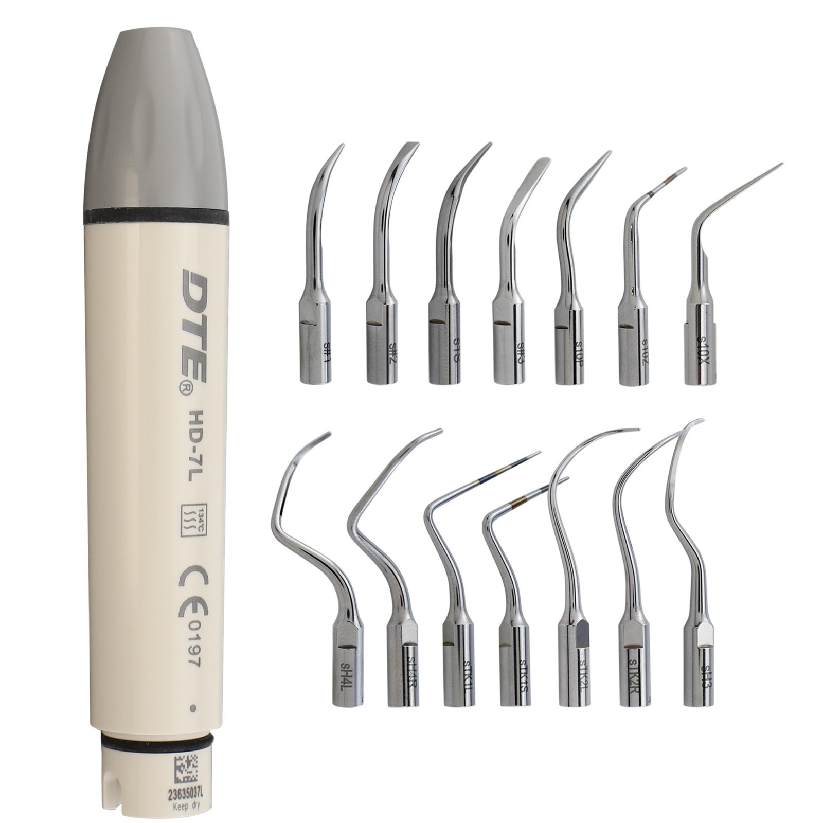 Woodpecker DTE HD-7L Dental Ultrasonic Scaler LED Handpiece Satelec Acteon Tips