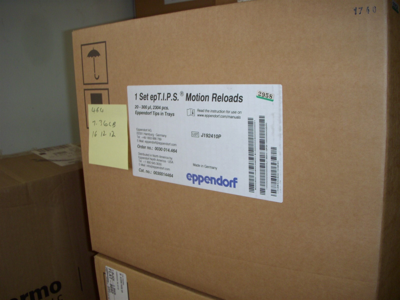 Eppendorf epT.I.P.S. Motion as Reload System 20 – 300 µL, Cat: 0030014464
