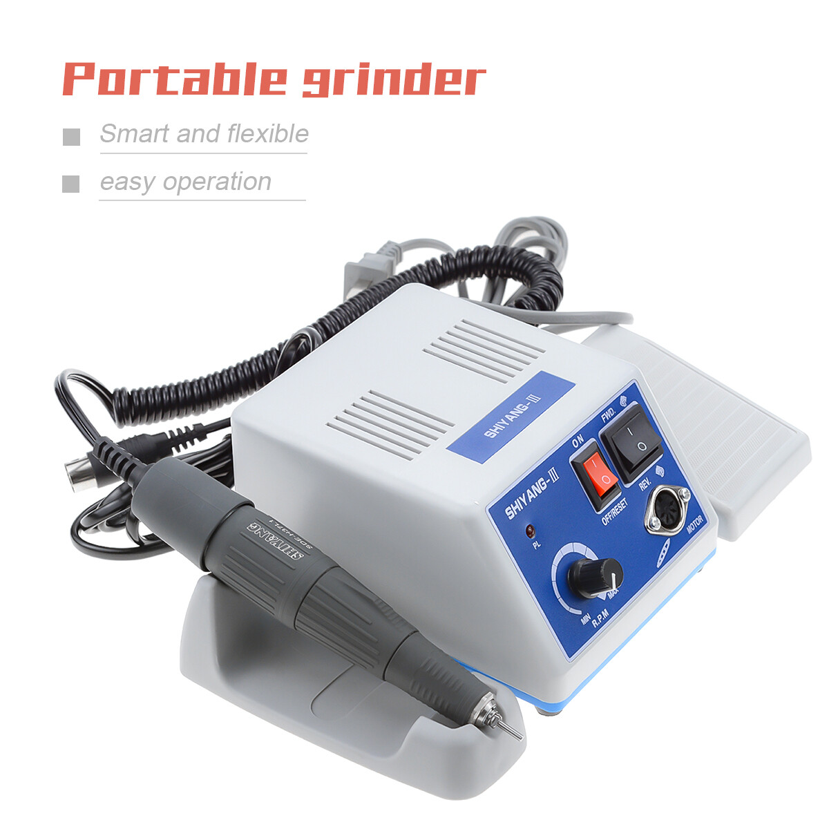 SHIYANG-N3 Dental Electric Micromotor Polisher Machine + 35K RPM Handpiece H37L1