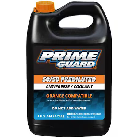 Prime Guard Primorange50 Antifreeze Coolant, Orange, 1 Gal
